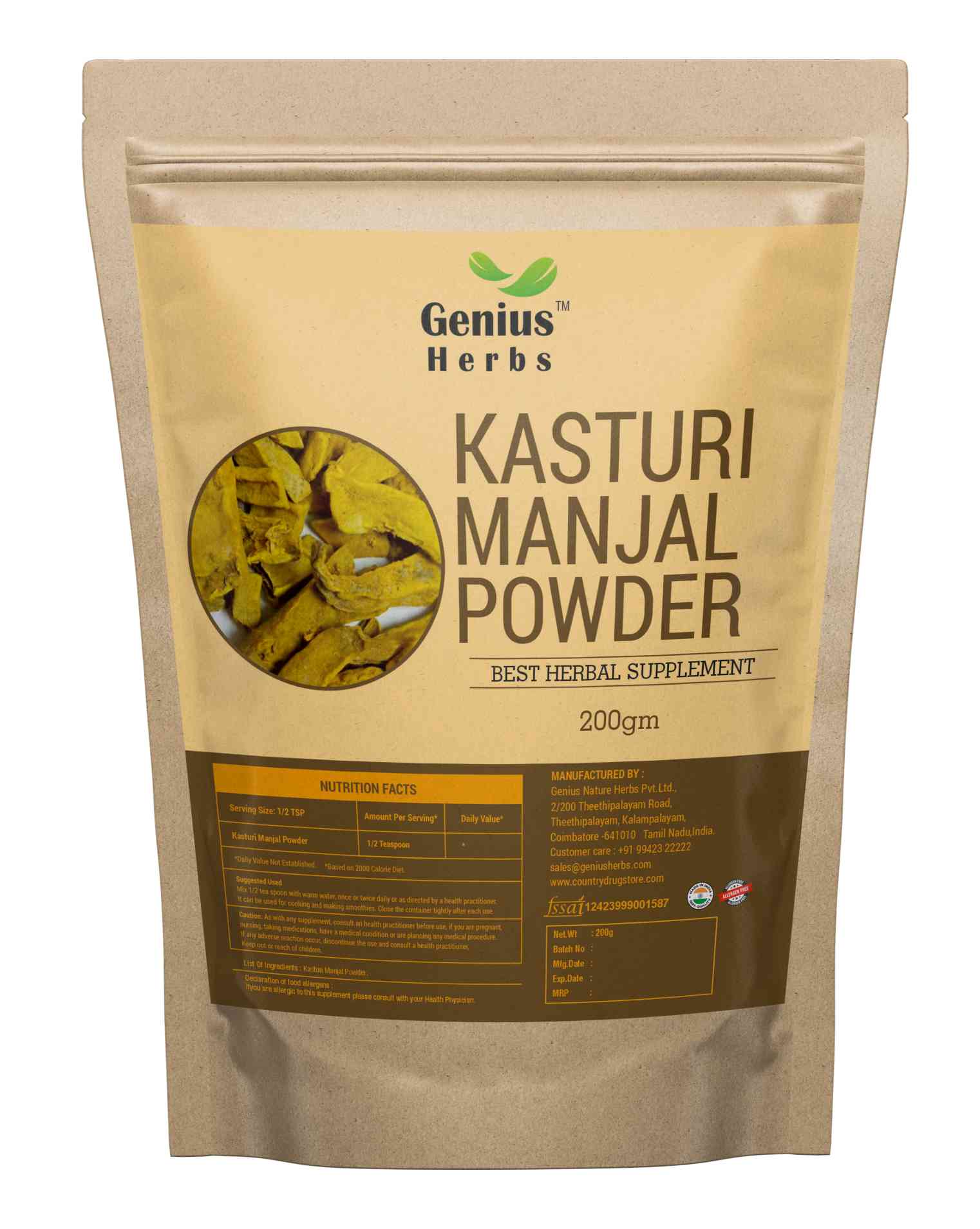 Kasthuri Manjal  Wholesale Manufacturer & Supplier in India